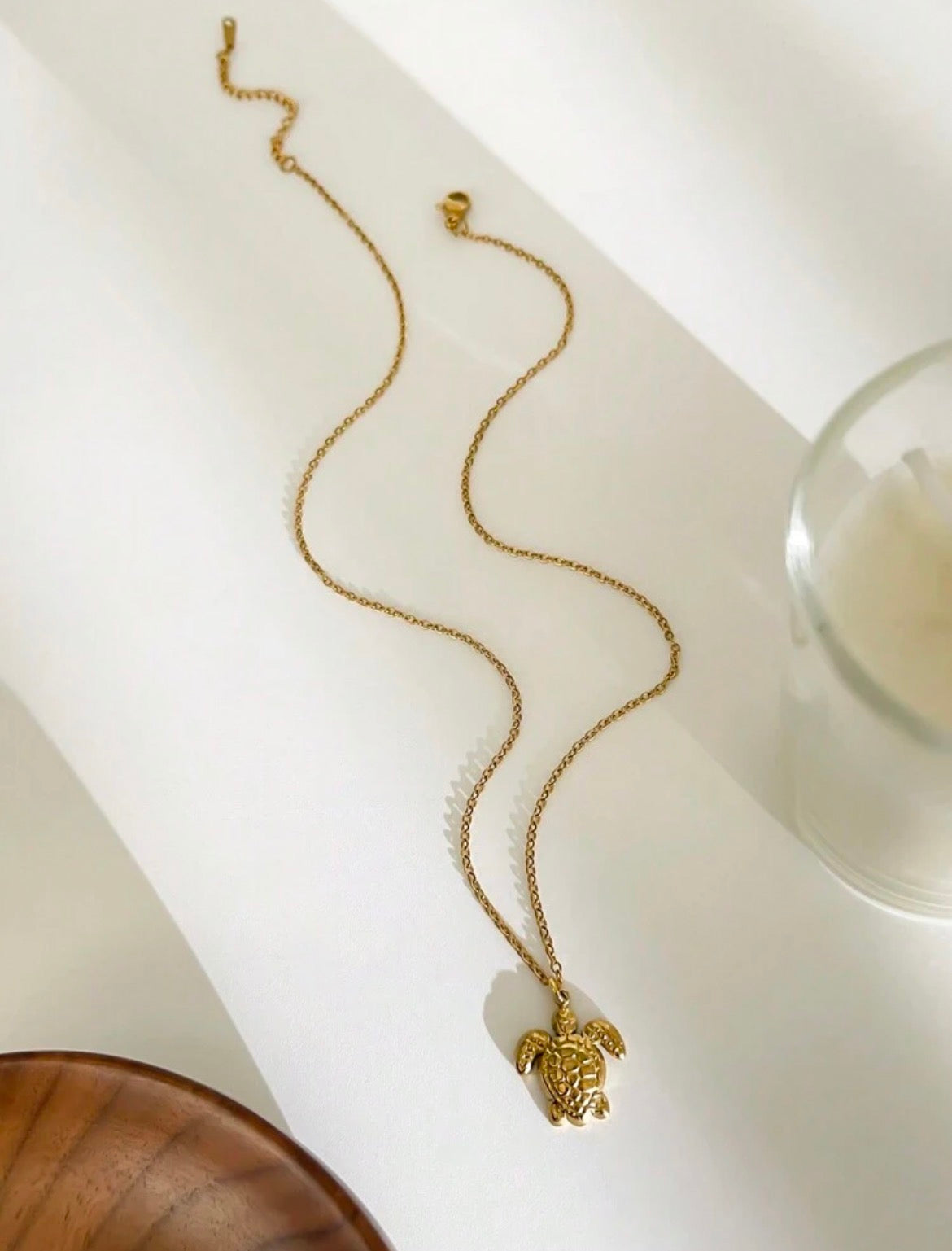 Coastello™ -Gold Turtle Necklace