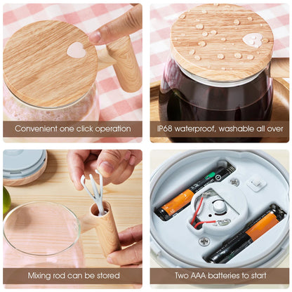 SipNSpin™ -Electric Self Stirring Mug